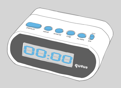 clock radio graphic