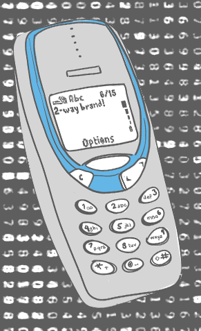 cellular phone graphic